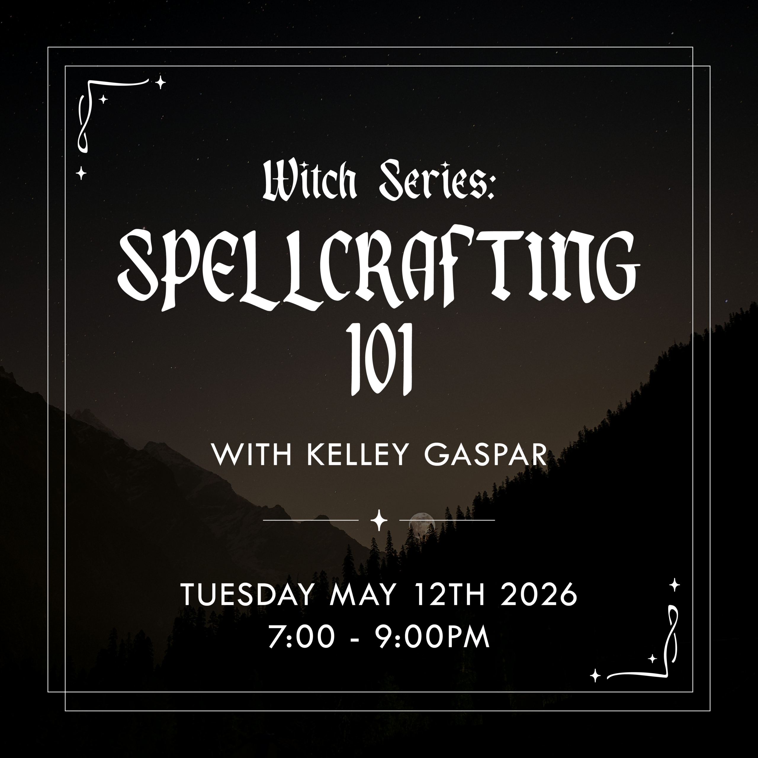 WITCH SERIES: SPELLCRAFTING 101