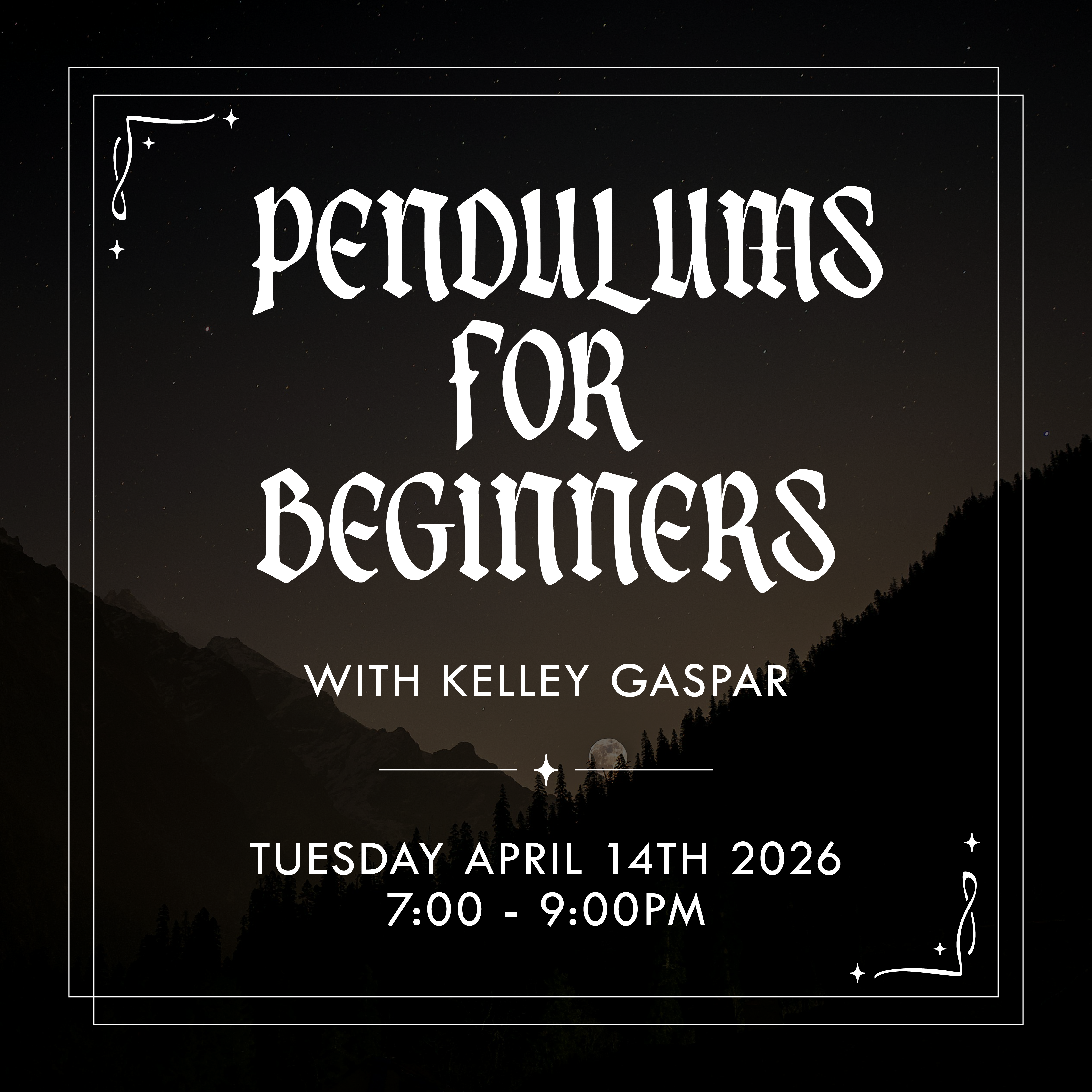 PENDULUMS FOR BEGINNERS