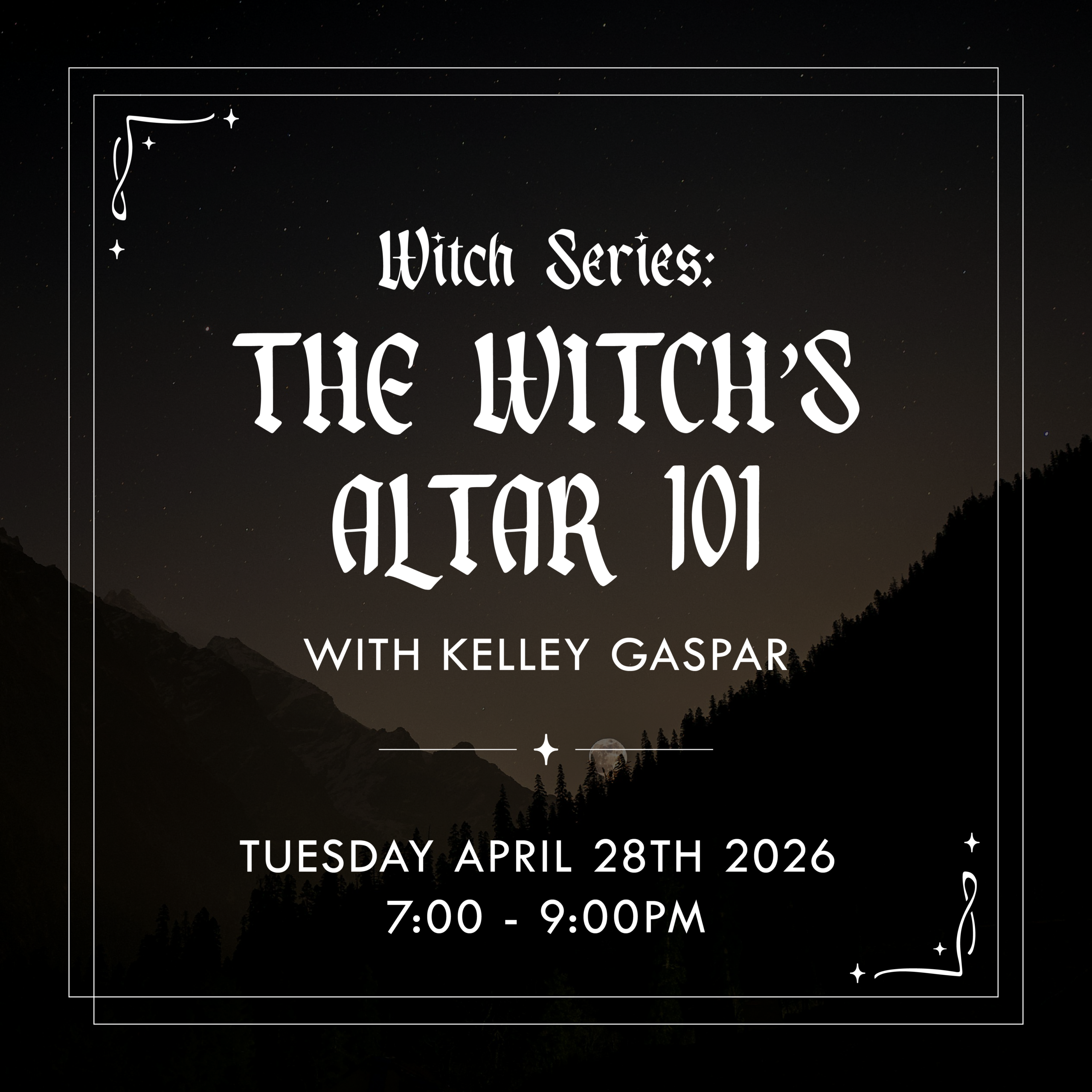 WITCH SERIES: THE WITCH’S ALTAR 101